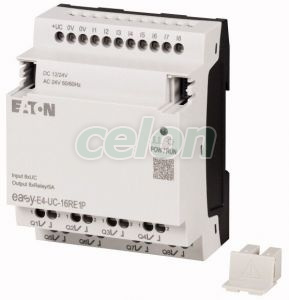 Expansion module for easyE4, 12/24V DC, 24V AC, 8 inputs, 8 relay outputs, plug-in terminals, Egyéb termékek, Eaton, Automatizálási termékek, Eaton