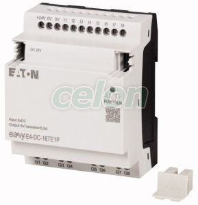 Expansion module for easyE4, 24V DC, 8 inputs, 8 transistor outputs, plug-in terminals, Alte Produse, Eaton, Automatizări, Eaton