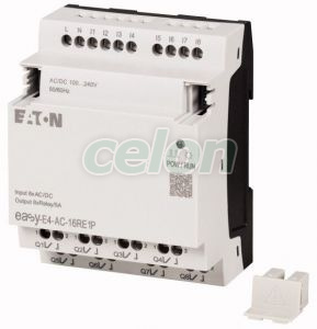 Expansion modul for easyE4, 100-240V AC/DC, 8 inputs, 8 relay outputs, plug-in terminals, Alte Produse, Eaton, Automatizări, Eaton