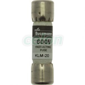 Fuse Link (Ul Standard), Class Supplemental (Fast Acting), 600V Ac / 600V Dc, 0.2A KLM-2-10-Eaton, Egyéb termékek, Eaton, Olvadóbiztosítékok, Eaton