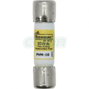 Fuse Link (Ul Standard), To Protect Solar Power Systems, 600V Dc, 10A PVM-10-Eaton, Alte Produse, Eaton, Siguranțe fuzibile, Eaton