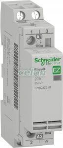 Easy9 Contactor 20A 2No - Schneider Electric, Aparataje modulare, Contactoare pe sina, Schneider Electric