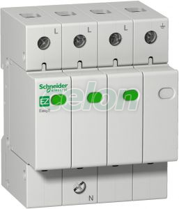 Easy9 Descarcator 3P+N 20 Ka - Schneider Electric, Aparataje modulare, Protectie impotriva supratensiunilor, Schneider Electric