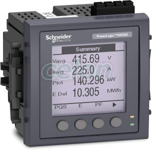 PM5580, táblaműszer teljesítménymérő, WC+SS,DNP3.0, digitális I/O, analóg bemenet, 24VDC táp, Egyéb termékek, Schneider Electric, Egyéb termékek, Schneider Electric