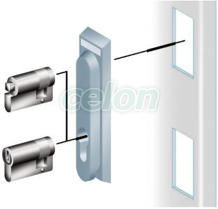 Barrels Key 405 F/Retract Handle, Alte Produse, Schneider Electric, Alte Produse, Schneider Electric