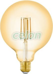 Bec Led Decorativ Vintage 1x6W E27 2200K, Surse de Lumina, Lampi LED Vintage Edison, Eglo