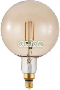 LED Vintage Dekor izzó 1x4W 400lm E27 Szabályozható 2200K, Fényforrások, LED Vintage Edison dekor izzók, Eglo