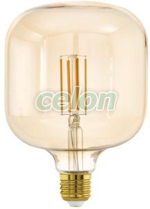 Bec Led Decorativ Vintage 1x4W 400lm E27 Dimabil 2200K, Surse de Lumina, Lampi LED Vintage Edison, Eglo
