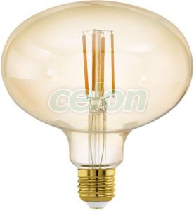 LED Vintage Dekor izzó 1x4W 400lm E27 Szabályozható 2200K, Fényforrások, LED Vintage Edison dekor izzók, Eglo