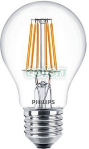 LED Classic Filament A60 CL 7.5-60W 2700K (806lm) E27, 15.000h, Surse de Lumina, Lampi si tuburi cu LED, Becuri LED forma clasica, Philips