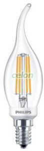 Bec Led Forma Lumanare CLA LEDCandle D 5-40W BA35 E14 827 CL E14 Philips, Surse de Lumina, Lampi si tuburi cu LED, Becuri LED forma lumanare, Philips
