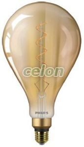 LED Classic Giant A160 Gold 5 25W 2000K 300lm E27 15.000h, Fényforrások, LED Vintage Edison dekor izzók, Philips