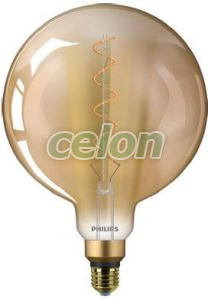 LED Classic Giant G200 Gold 5 25W 2000K 300lm E27 15.000h, Fényforrások, LED Vintage Edison dekor izzók, Philips