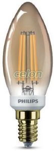 LED Classic Filament B35 Gold 5 32W 2200K 350lm E14 15.000h, Fényforrások, LED fényforrások és fénycsövek, LED Gyertya izzók, Philips