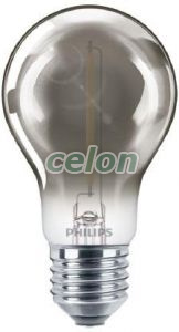 LED Classic Filament A60 Smoky 2.3 15W 2700K 136lm E27 15.000h, Fényforrások, LED Vintage Edison dekor izzók, Philips