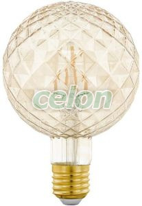 LED Vintage Dekor izzó 1x2W 200lm E27 Szabályozható 2200K, Fényforrások, LED Vintage Edison dekor izzók, Eglo