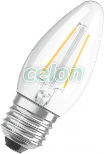 LED gyertya izzó PARATHOM RETROFIT CLASSIC B DIM 5W Meleg Fehér E27 2700k Szabályozható Osram, Fényforrások, LED fényforrások és fénycsövek, LED Gyertya izzók, Osram