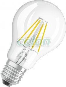 LED izzó PARATHOM RETROFIT CLASSIC A 4W Meleg Fehér E27 2700k Nem Szabályozható Osram, Fényforrások, LED fényforrások és fénycsövek, LED normál izzók, Osram