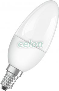 LED gyertya izzó PARATHOM CLASSIC B DIM 5W Meleg Fehér E14 2700k Szabályozható Osram, Fényforrások, LED fényforrások és fénycsövek, LED Gyertya izzók, Osram