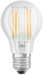 Bec Led LED PCLA75 8W/840 230V FIL E27 10X1, Surse de Lumina, Lampi si tuburi cu LED, Becuri LED forma clasica, Osram