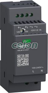 Modicon Modular tápegység, moduláris, DIN sínre szerelhető, 1f, 12 VDC, 2,1 A, 25 W, Egyéb termékek, Schneider Electric, Egyéb termékek, Schneider Electric