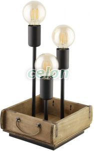Asztali lámpa WOOTTON 3x40W 43594  Eglo, Világítástechnika, Beltéri világítás, Asztali és olvasó lámpák, Eglo