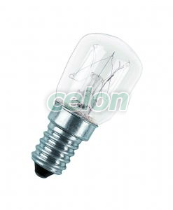 Bec Pentru Aparatura Electrocasnica SPC.T CL 15 W 230 V E14, Surse de Lumina, Lampi pentru aparatura electrocasnica, Osram