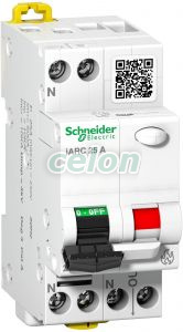 ACTI9 iARC AFDD ívzárlat figyelő, 1P-N, 25A, Moduláris készülékek, Ívzárlat-érzékelő készülékek, Schneider Electric