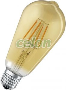 Bec Led Decorativ Vintage SMART+ BT CLA EDISON 52 6 W/2400 K E27, Surse de Lumina, Lampi LED Vintage Edison, Ledvance