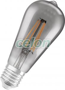 Bec Led Decorativ Vintage SMART+ Filament Edison Dimmable 44 6 W/2500 K E27, Surse de Lumina, Lampi LED Vintage Edison, Ledvance