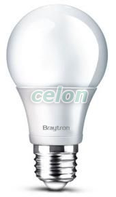 Bec Led E27 3000K 10W 230V, Surse de Lumina, Lampi si tuburi cu LED, Becuri LED forma clasica, Braytron