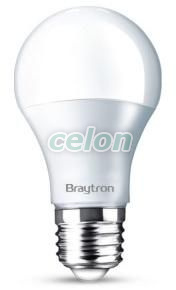 Bec Led E27 6400K 15W 230V, Surse de Lumina, Lampi si tuburi cu LED, Becuri LED forma clasica, Braytron