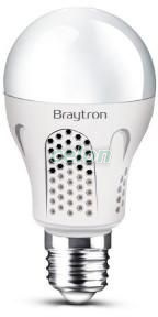 Bec Led E27 6500K 8W 230V, Surse de Lumina, Lampi si tuburi cu LED, Becuri LED forma clasica, Braytron