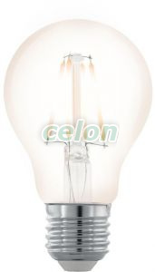 Bec Led E27 Alb Cald 2200K 1x4W 390lm 230V, Surse de Lumina, Lampi si tuburi cu LED, Becuri LED forma clasica, Eglo
