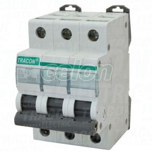 Siguranţă automată, 3 poli, curba caracteristică B 25A, 4,5 kA, Alte Produse, Tracon Electric, Aparataje, Tracon Electric