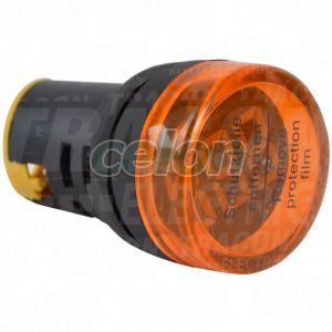 Voltmetru, indicator LED,galben 24-500VAC, d=22mm, Alte Produse, Tracon Electric, Automatizari industriale, Tracon Electric