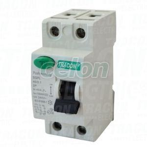 Bloc cu protecţie diferenţială, 2 poli 25A, 300mA,4,5 kA, 2P, Alte Produse, Tracon Electric, Aparataje, Tracon Electric