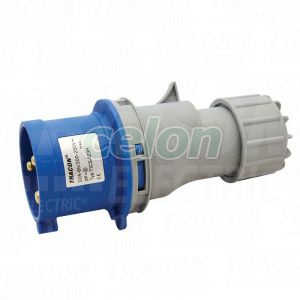 Fişă industrială, cu presetupă externă 32A, 230V, 2P+E, 6h, IP44, Alte Produse, Tracon Electric, Materiale, aparataje, Tracon Electric