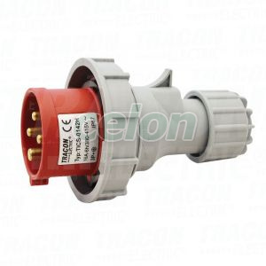 Fişă industrială, cu protecţie mărită 16A, 400V, 3P+E, 6h, IP67, Alte Produse, Tracon Electric, Materiale, aparataje, Tracon Electric