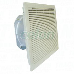 Szellőztető ventilátor szűrőbetéttel 325×325mm, 375/500m3/h, 230V 50-60Hz, IP54, Egyéb termékek, Tracon Electric, Elosztódoboz, szekrény, Tracon Electric