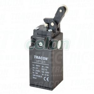 Helyzetkapcsoló, nyomógörgős 1×NO+1×NC, 6A/230V AC, IP65, Egyéb termékek, Tracon Electric, Ipari automatizálás, Tracon Electric