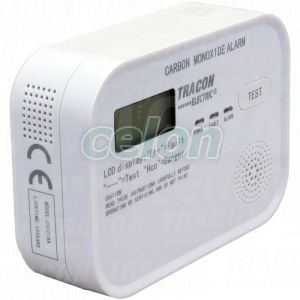 Detector monoxid de carbon 4,5 VDC (3×1,5V AA), >85 dB, Alte Produse, Tracon Electric, Aparataje, Tracon Electric