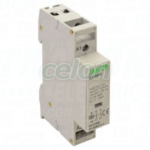 Installációs kontaktor 24V, 50Hz, 1 Mod, 2×NO, AC1/AC7a, 25A,, Egyéb termékek, Tracon Electric, Hálózati installáció, Tracon Electric