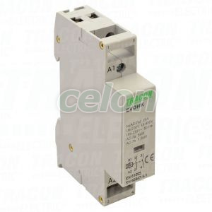 Contactor modular deinstalaţii 230V, 50Hz, 1 Mod, 1×NO+1×NC, AC1/AC7a, 25A,, Alte Produse, Tracon Electric, Aparataje, Tracon Electric