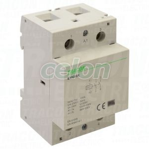 Contactor modular deinstalaţii 230V, 50Hz, 3 Mod, 2×NO, AC1/AC7a, 80A,, Alte Produse, Tracon Electric, Aparataje, Tracon Electric