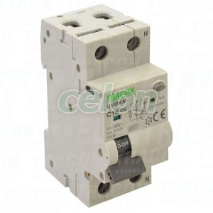 Disjunctor cu protecţie diferenţială,2P,2 module, curba B 16A, 30 mA, 10kA, AC, Alte Produse, Tracon Electric, Aparataje, Tracon Electric