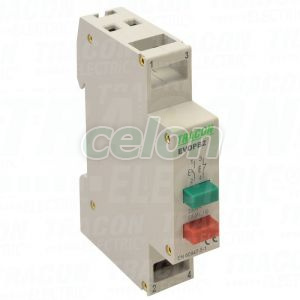 Buton modular 230V, 50Hz, 1NO, 1NC, Ith:16A, AC-14, Ie:6A, Alte Produse, Tracon Electric, Aparataje, Tracon Electric