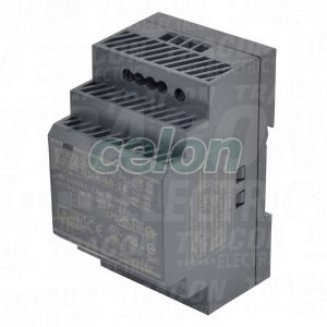 Alimentator cu montaj pe sină DIN, iesire de CC, reglabilă 85-264 VAC / 21,6-29 VDC; 60 W; 0-2,5 A, Alte Produse, Tracon Electric, Surse de lumina, Tracon Electric