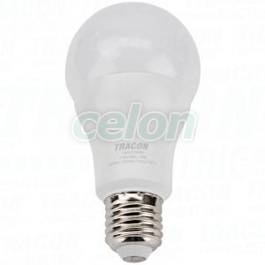 Gömb burájú LED fényforrás SAMSUNG chippel 230V,50Hz,15W,4000K,E27,1350 lm,200°,A65,SAMSUNG chip, EEI=F, Egyéb termékek, Tracon Electric, LED fényforrás, Tracon Electric