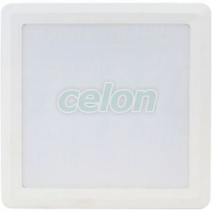 Falon kívüli, négyzetes LED lámpatest SAMSUNG chippel 230 VAC; 18W; 1440lm; D=225×225 mm, 4000 K; IP20, EEI=F, Egyéb termékek, Tracon Electric, Világító- és lámpatestek, Tracon Electric